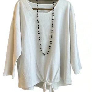 Charter Club gold & navy long necklace